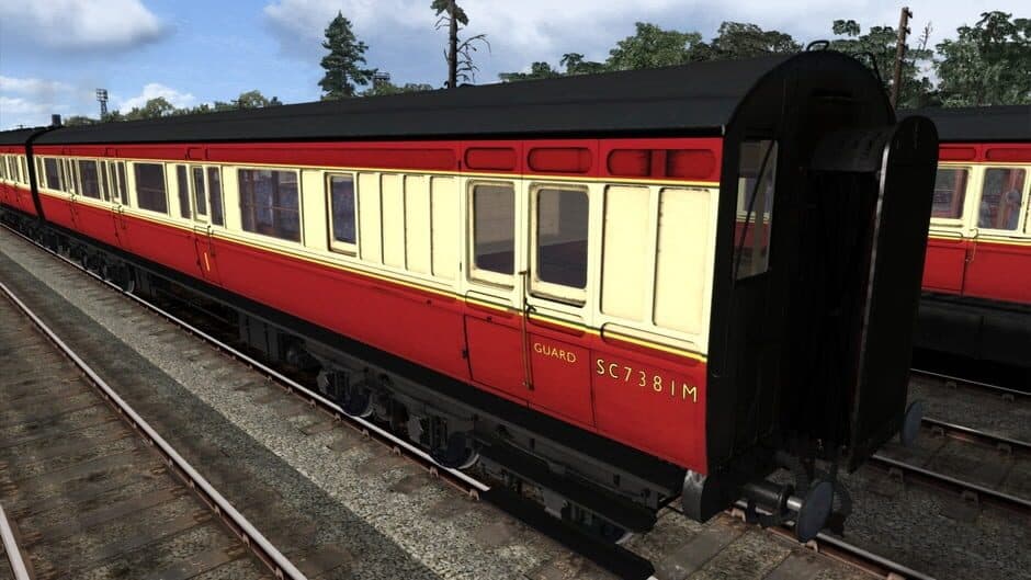 Скриншот 5 из TS Marketplace: Caledonian Railway 65ft Grampian BR Crimson & Cream Coach Pack Add-On