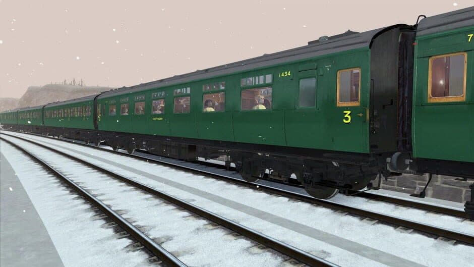 Скриншот 5 из TS Marketplace: Maunsell 59ft Low Window Corridor Coach Pack Southern Malachite Green