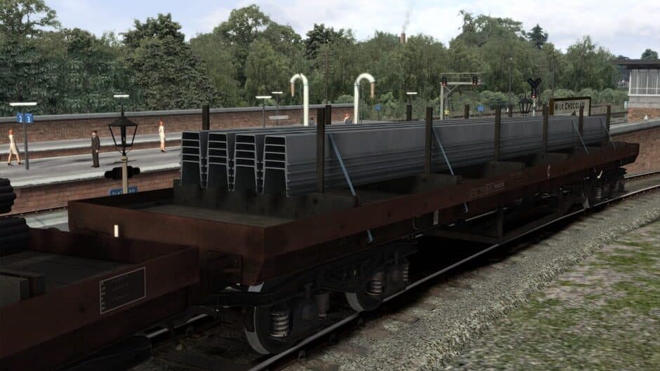 Скриншот 4 из TS Marketplace: BDA 80t Bogie Bolster Wagon Pack