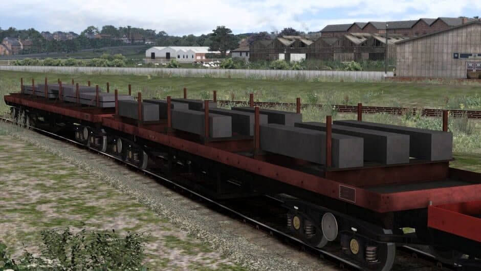 Скриншот 9 из TS Marketplace: BDA 80t Bogie Bolster Wagon Pack