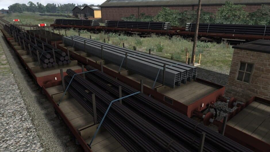Скриншот 2 из TS Marketplace: BDA 80t Bogie Bolster Wagon Pack