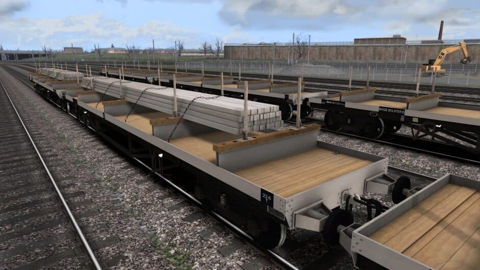 Скриншот 6 из TS Marketplace: BDO 60T Unfitted Bogie Bolster Wagon Pack