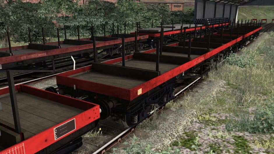 Скриншот 11 из TS Marketplace: BDA 80t Bogie Bolster Wagon Pack