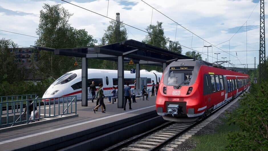 Скриншот 2 из Train Sim World 2: Schnellfahrstrecke Köln-Aachen
