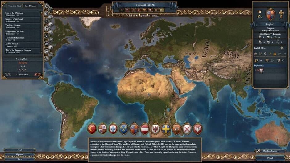 Скриншот 1 из Europa Universalis IV: El Dorado Content Pack