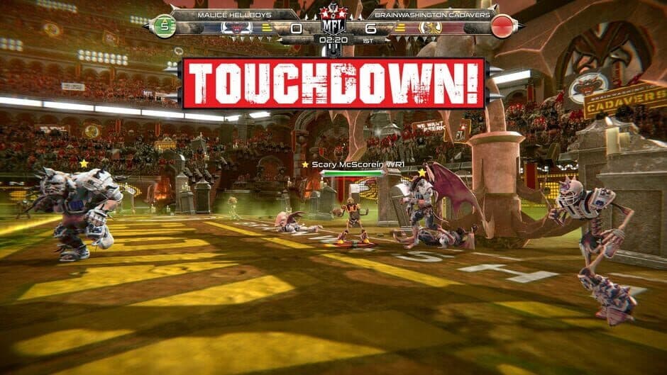 Скриншот 9 из Mutant Football League: Brainwashington Cadavers