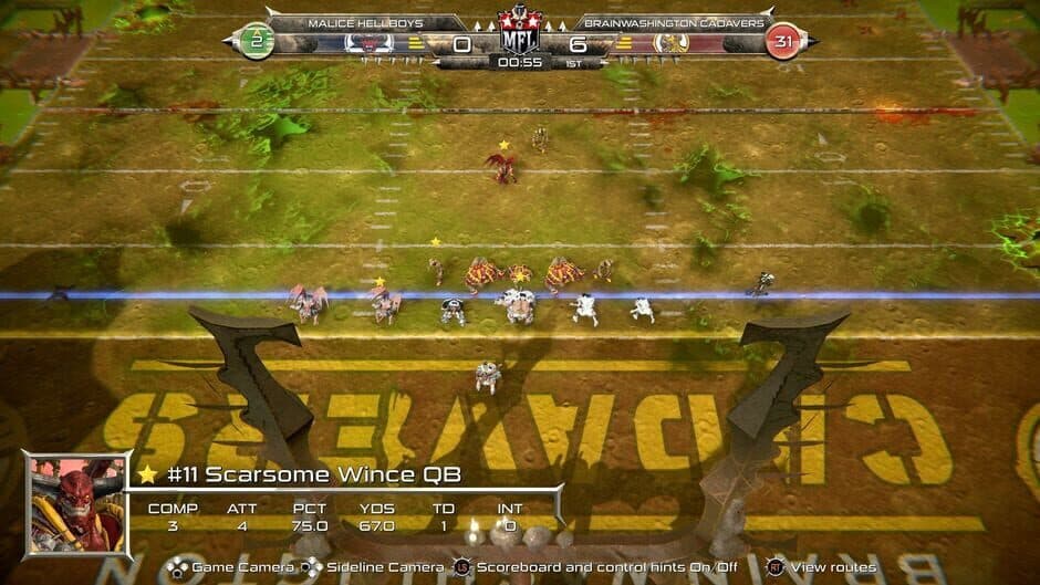 Скриншот 6 из Mutant Football League: Brainwashington Cadavers