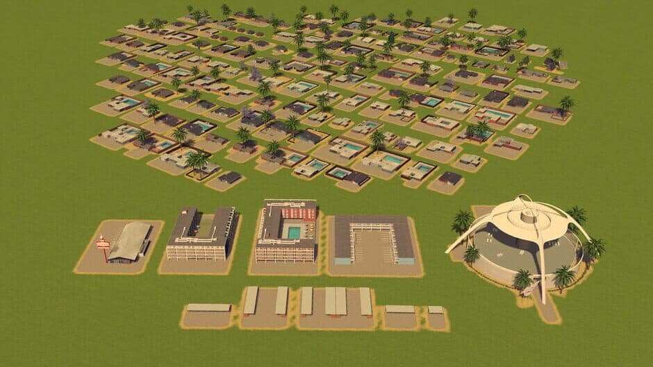 Скриншот 3 из Cities: Skylines - Content Creator Pack: Mid-Century Modern