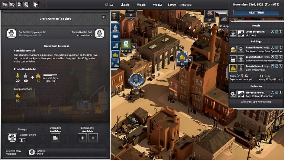 Скриншот 2 из City of Gangsters: Bourbon Bootlegging