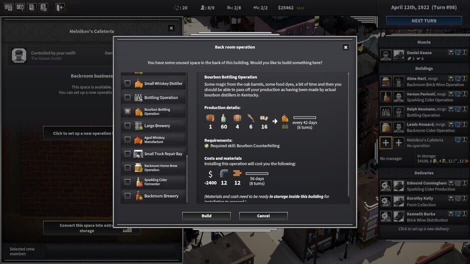 Скриншот 3 из City of Gangsters: Bourbon Bootlegging