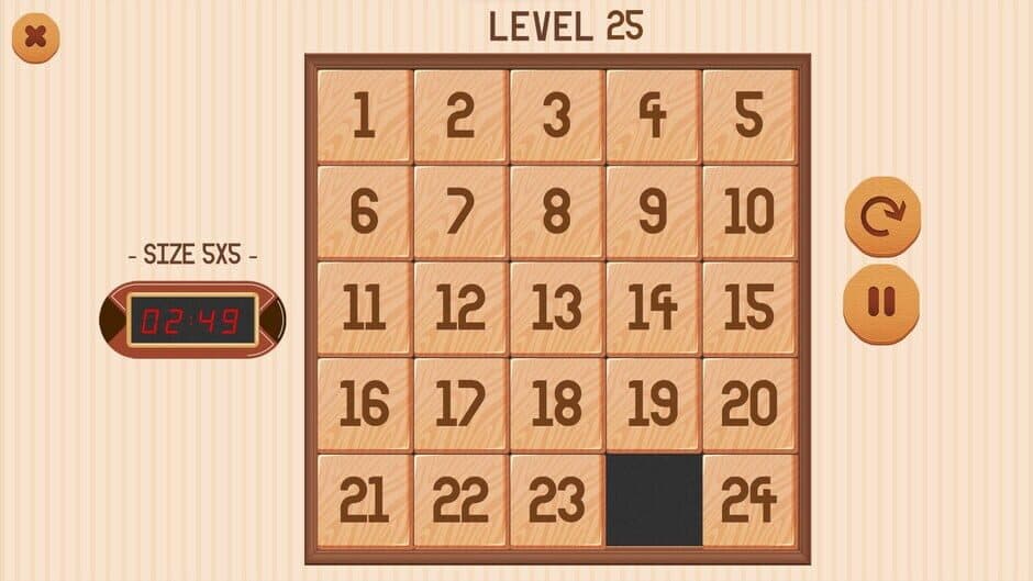 Скриншот 2 из Number Slide Puzzle