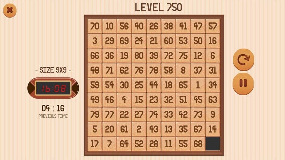 Скриншот 8 из Number Slide Puzzle