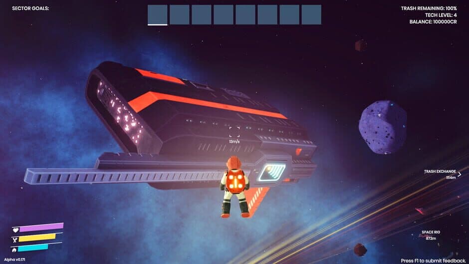 Скриншот 2 из Space Trash Scavenger