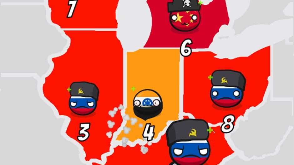 Скриншот 2 из Country Balls.io: Battle Arena