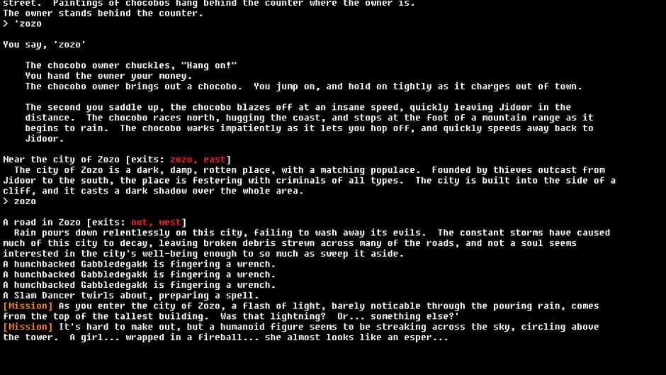 Скриншот 3 из The Unofficial Squaresoft MUD