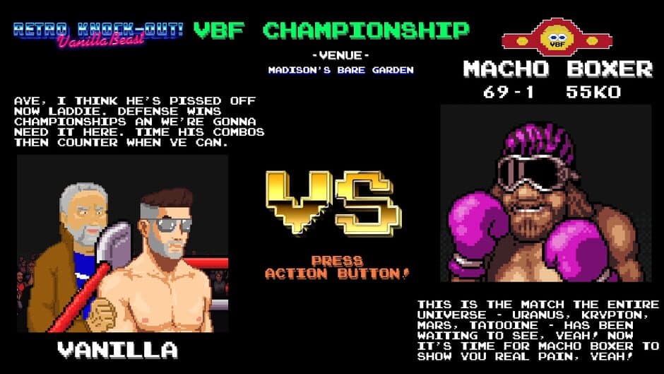 Скриншот 4 из VanillaBeast: Retro Knock-Out!