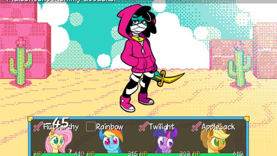 Скриншот 1 из Super Lesbian Horse RPG