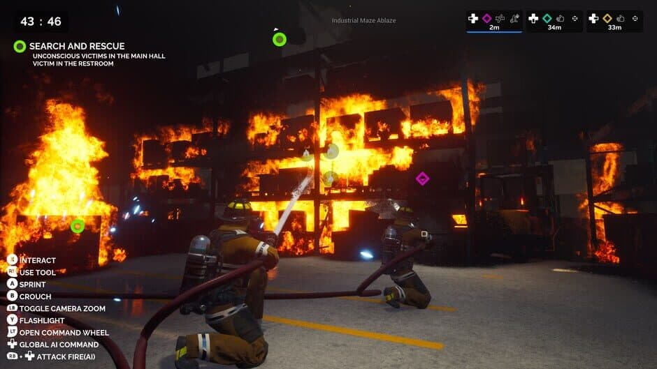 Скриншот 9 из Firefighting Simulator: The Squad