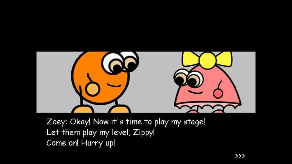 Скриншот 4 из Welcome to the World of Zippy the Circle: Visual Novel