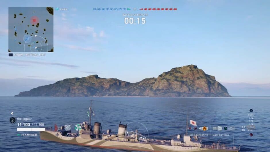 Скриншот 1 из World of Warships: Legends - Firepower Deluxe Edition