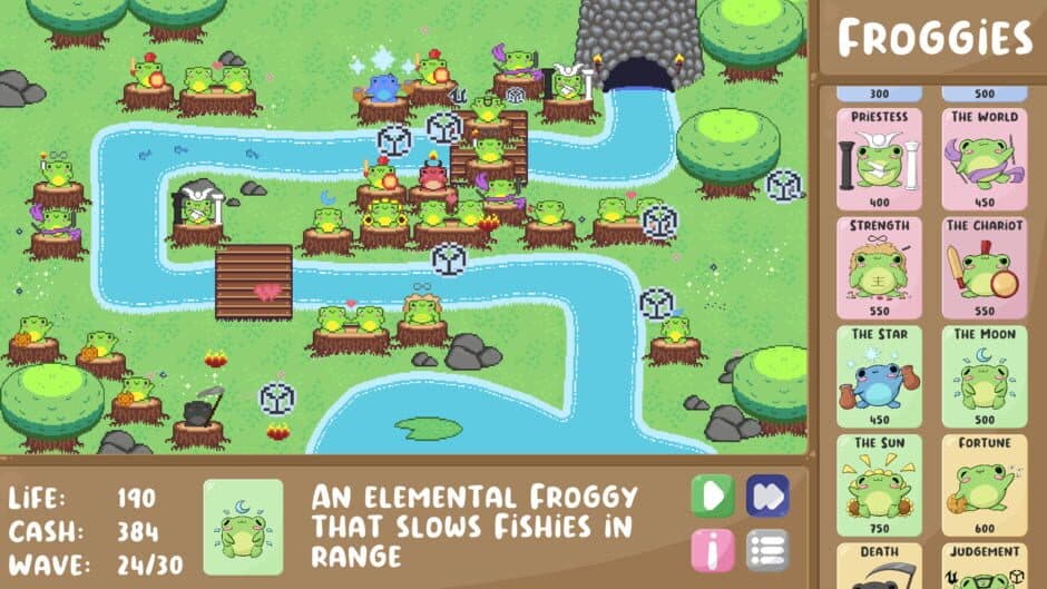 Скриншот 1 из Ninja Froggies