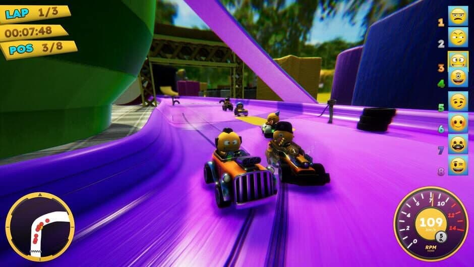 Скриншот 4 из Emoji Kart Racer
