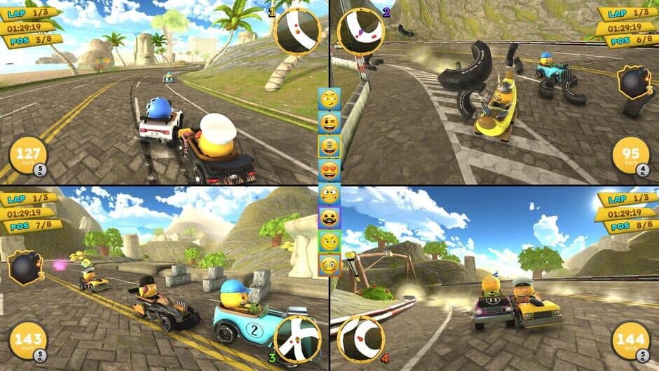 Скриншот 2 из Emoji Kart Racer