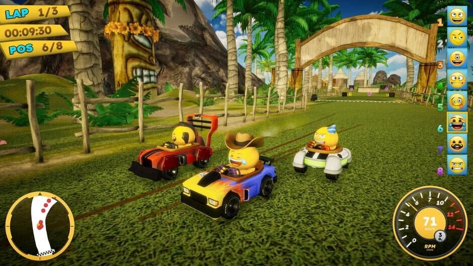 Скриншот 9 из Emoji Kart Racer