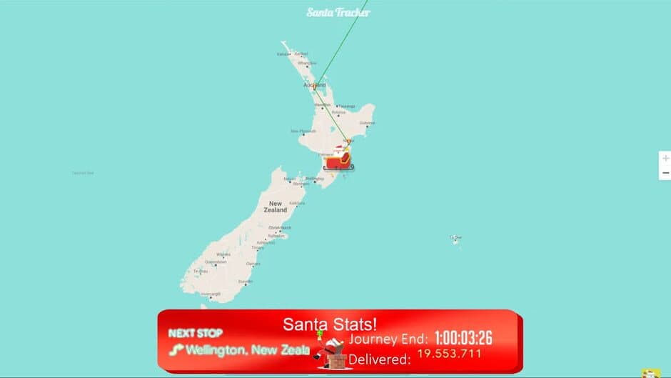Скриншот 1 из Google Santa Tracker