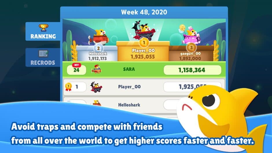 Скриншот 3 из Baby Shark Run Away