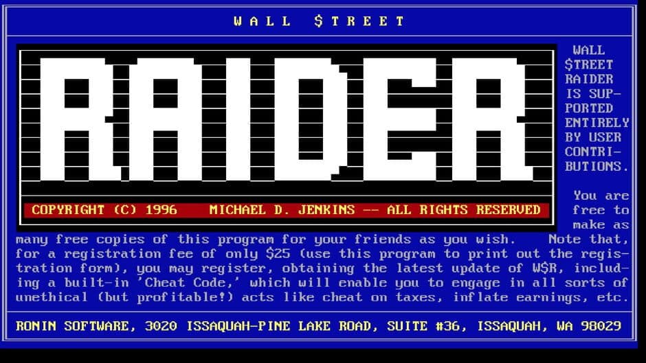Скриншот 1 из Wall Street Raider