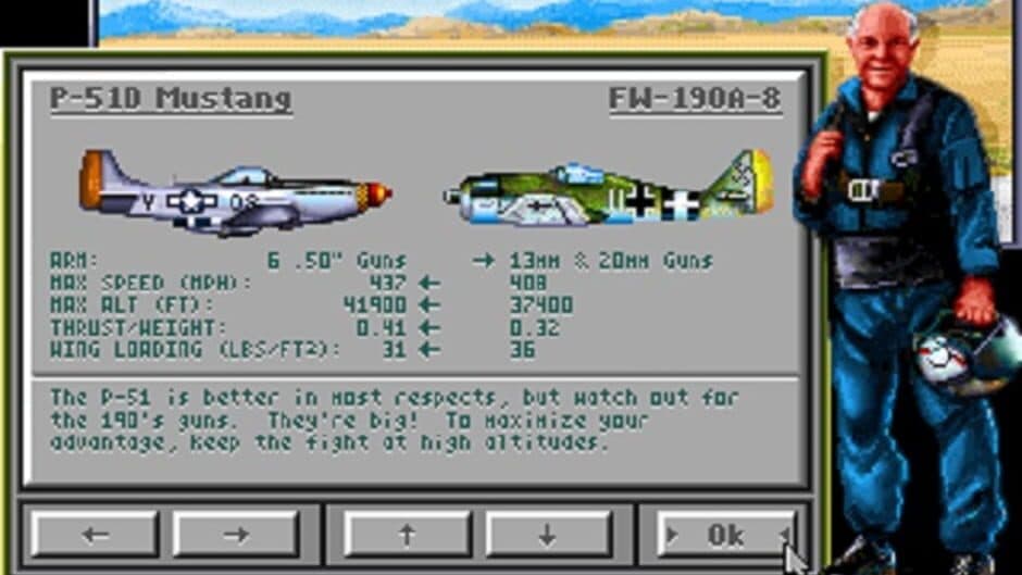 Скриншот 2 из Chuck Yeager's Air Combat