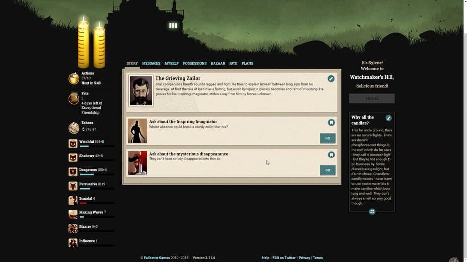 Скриншот 1 из Fallen London