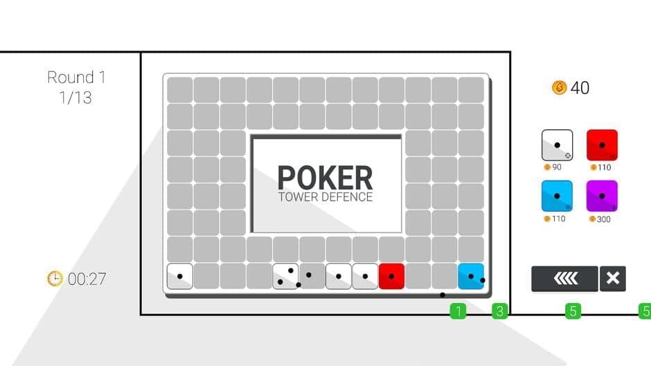 Скриншот 1 из Poker Tower Defense