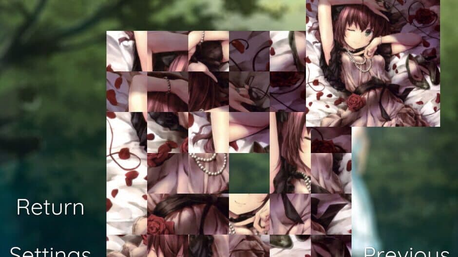 Скриншот 1 из Anime Girl Slide Puzzle