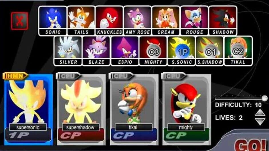 Скриншот 1 из Sonic Smash Brothers