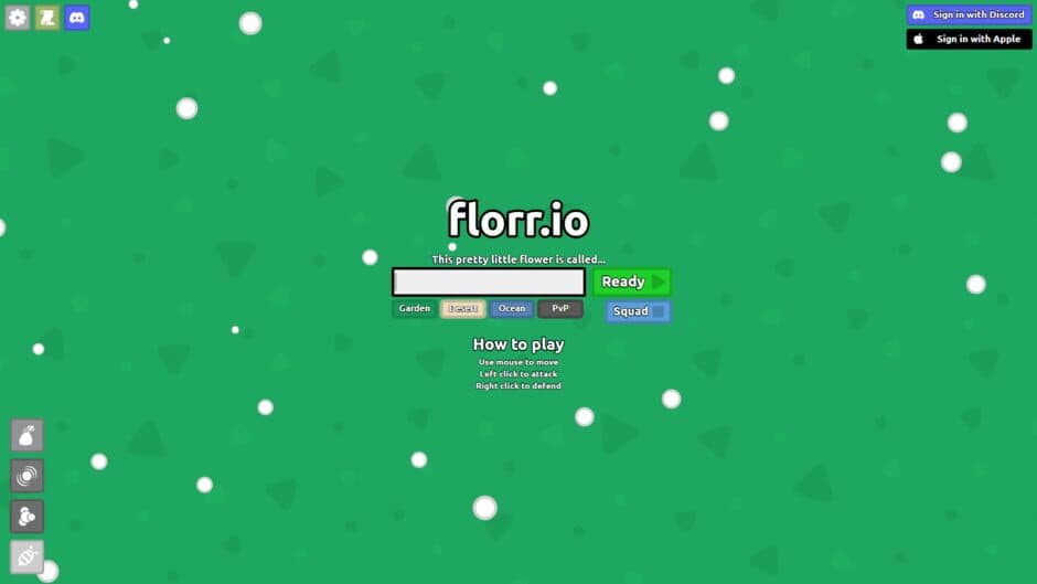 Скриншот 1 из Florr.io