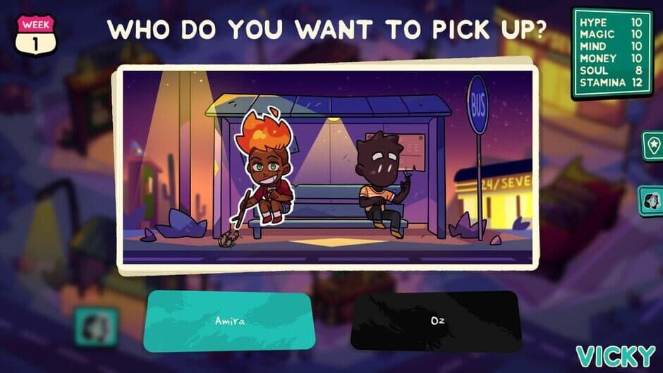 Скриншот 1 из Monster Prom 3: Monster Roadtrip - Hitchhiker Pack: Amira & Oz