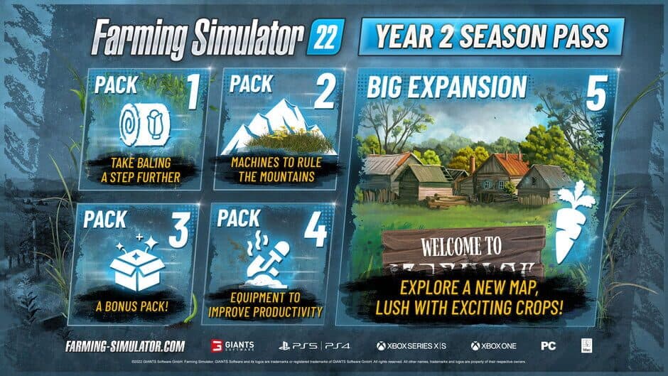 Скриншот 1 из Farming Simulator 22 - Year 2 Season Pass