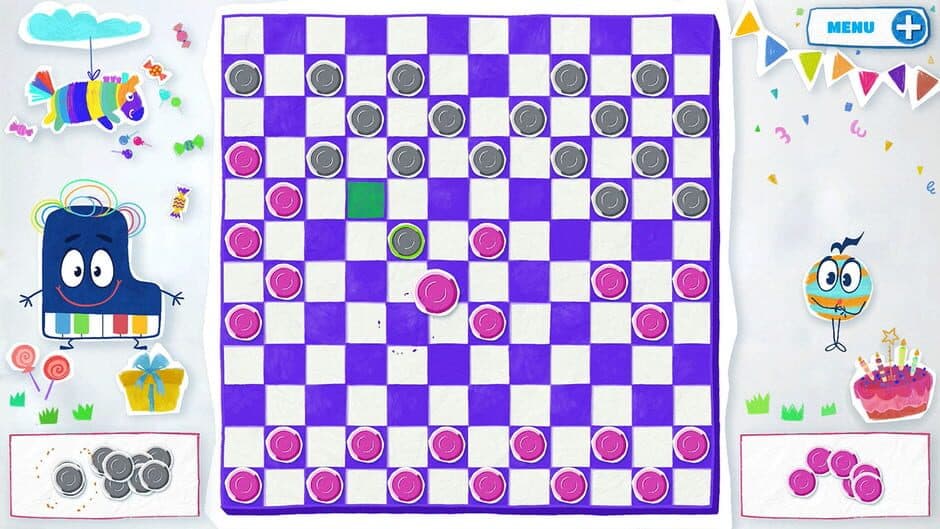 Скриншот 1 из Kids Party Checkers