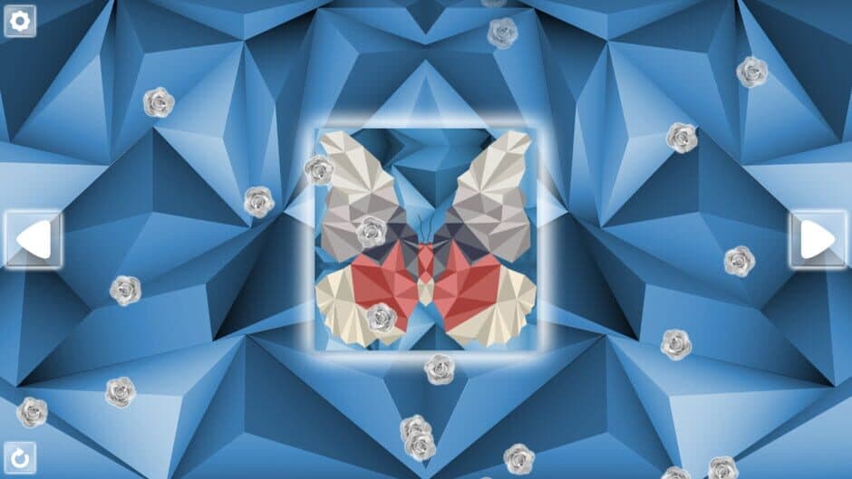 Скриншот 1 из Poly Puzzle: Butterflies