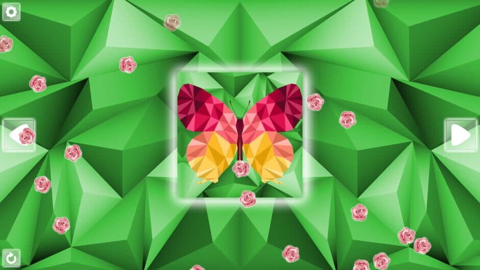 Скриншот 2 из Poly Puzzle: Butterflies