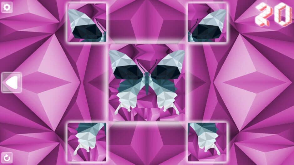 Скриншот 3 из Poly Puzzle: Butterflies