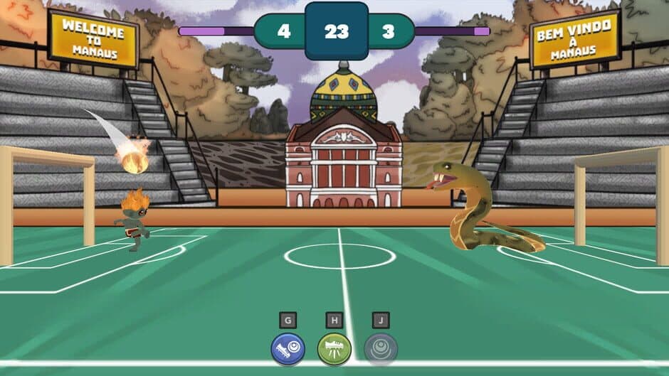 Скриншот 1 из Lendas do Pebol: Mythic Football
