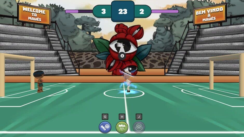 Скриншот 2 из Lendas do Pebol: Mythic Football