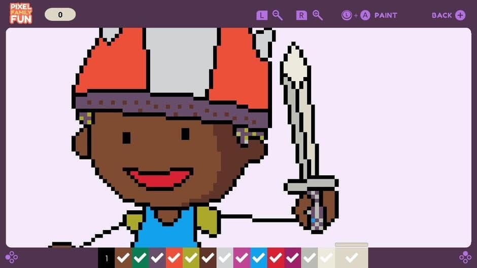 Скриншот 2 из Pixel Family Fun
