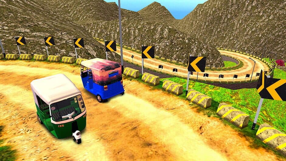 Скриншот 3 из Tuk Tuk Extreme: Real Car Driving Simulator & Parking 2023 Car Games 3D Vehicle