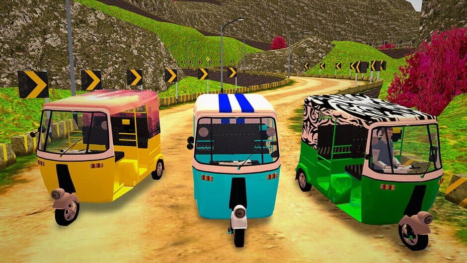 Скриншот 5 из Tuk Tuk Extreme: Real Car Driving Simulator & Parking 2023 Car Games 3D Vehicle