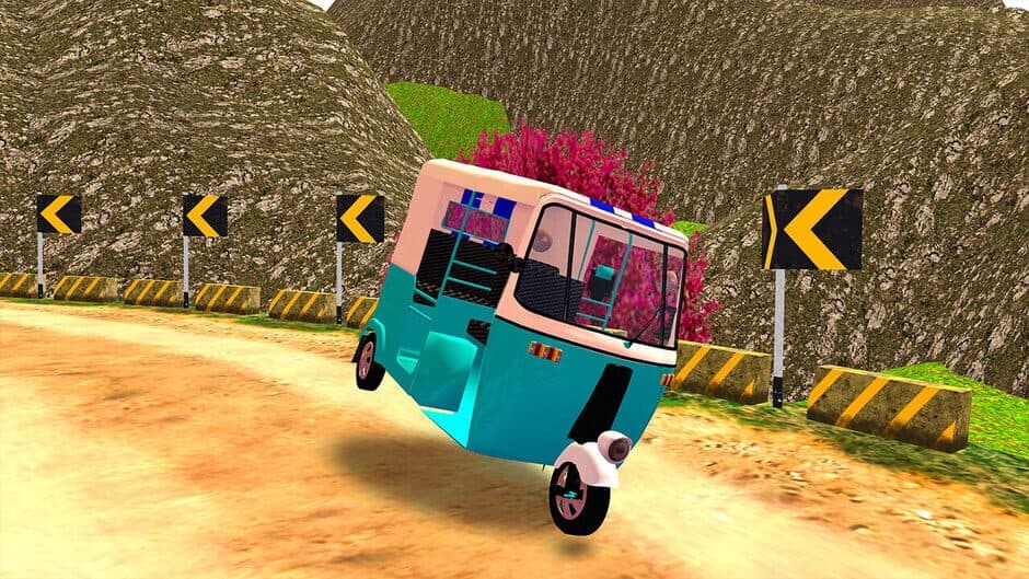 Скриншот 6 из Tuk Tuk Extreme: Real Car Driving Simulator & Parking 2023 Car Games 3D Vehicle