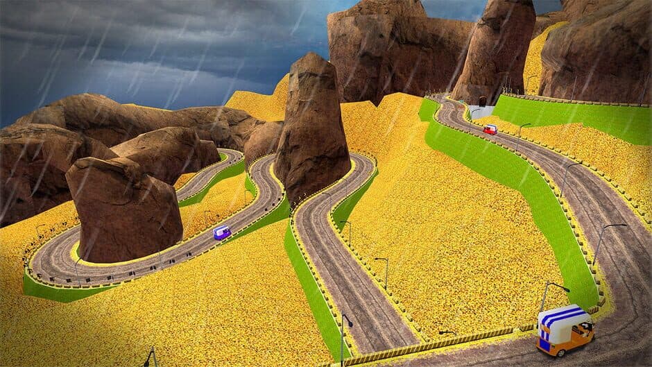 Скриншот 2 из Tuk Tuk Extreme: Real Car Driving Simulator & Parking 2023 Car Games 3D Vehicle
